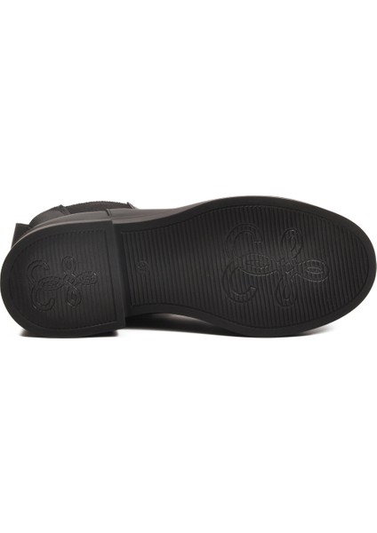 Siyah Cilt Kolay Giyilebilir Polarlı Kaymaz Kadın Chelsea Bot 209134 Z indirimleri