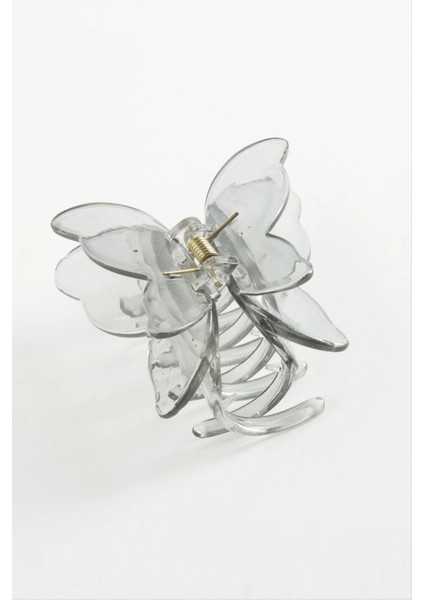 Çift Kanatlı Şeffaf Kelebek Renkli Mandal Toka 8 cm fiyatları