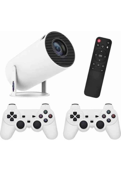 Ayaklı Oyun Projeksiyonu Çift Kollu Taşınabilir Sinema Projektörü fırsatları
