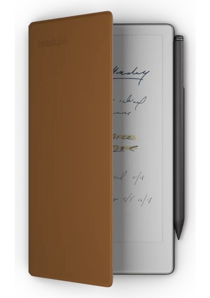 Paper Pro Move + Marker Plus Kalem + Premium Deri Kahverengi Kılıf fiyatları