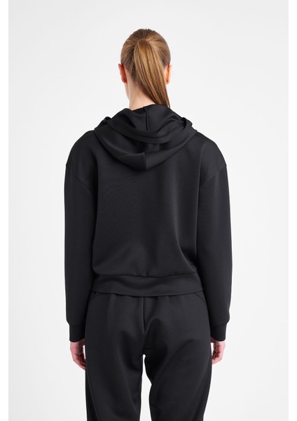 Kadın Fermuarlı Kapüşonlu Sweatshirt 25N-2125 fırsatları