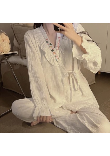 Organik Pamuk Müslin Kumaş Pijama Takımı fırsatları