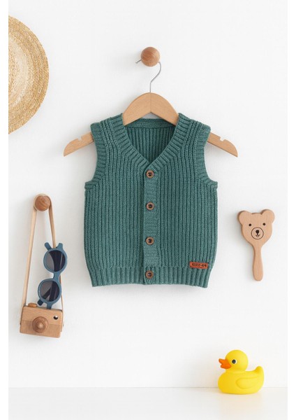 Erkek Çocuk Selanik Örgü Yelek – Esnek ve Şık – 0-5 Yaş modelleri