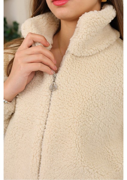 Kadın Bel Lastikli Peluş Sweatshirt fiyatları