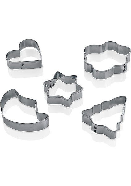 Kurabiye Kalıbı Paslanmaz Çelik Kurabiye Kalıbı Qlux L-00155 Kurabiye Kalıbı