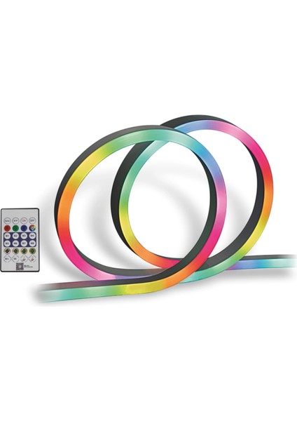 Cata Ct 4567 Rgb Pixel Neon LED Seti USB Girişli Kumandalı 5 Metre