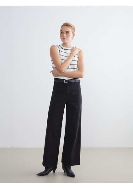 Yeni Sezon Wideleg Kadın Jean Pantolon