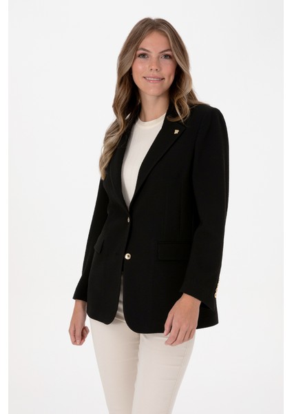 Kadın Siyah Ceket 50309267-VR046