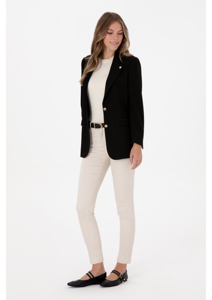 Kadın Siyah Ceket 50309267-VR046 fırsatları