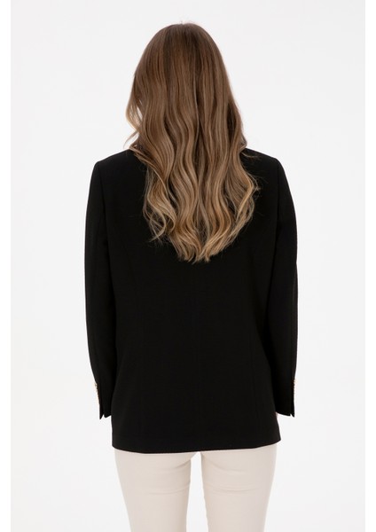 Kadın Siyah Ceket 50309267-VR046 indirimleri