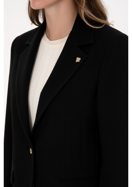 Kadın Siyah Ceket 50309267-VR046