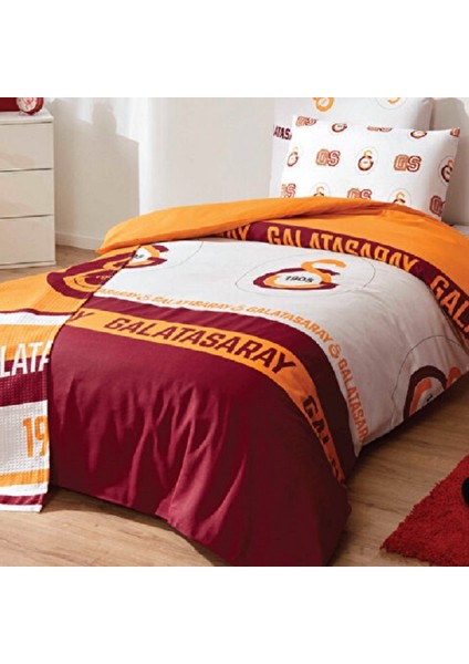 Taraftar Lisanslı Nevresim Seti (Nevresim+ Yastık Kılıfı) Tek Kişilik ( 160X220 Cm) Yeni Sezon