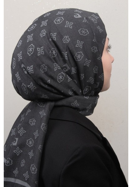 Cotton Şal 1030600-913 Siyah Gri modelleri