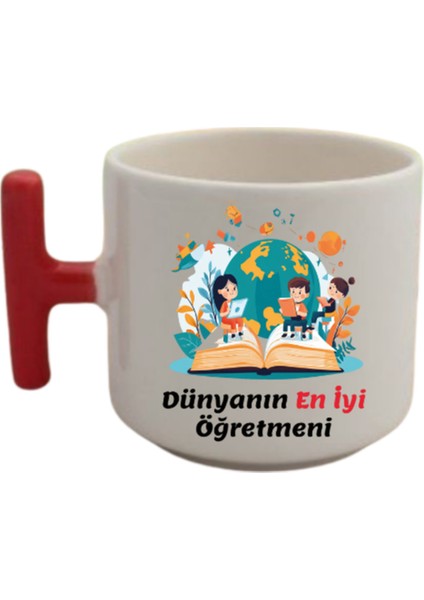 Öğretmenler Günü Basklılı Hediyelik Kahve Kupası Kupa Bardak