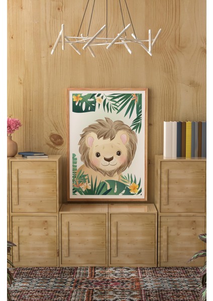 Ahşap Çerçeveli Mdf Tek Tablo Sevimli Hayvanlar Serisi (Kendi Tablo Setinizi Oluşturacağınız Liste) 23 x 32 Çerçeveli 1197 fiyatları