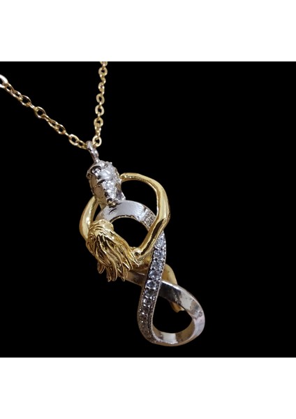 Sonsuzluğa Sarılan Sevgili Kolyesi, Paslanmaz Çelik