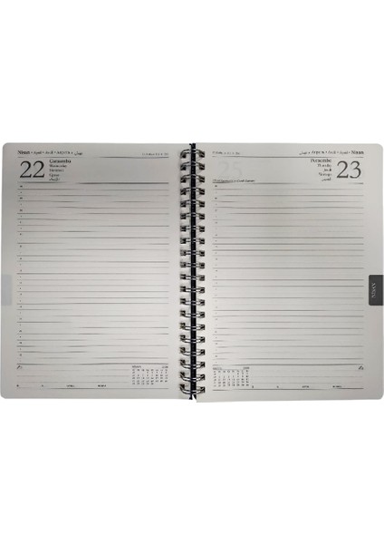 2026 Ajanda 20X28 Spiralli Günlük modelleri