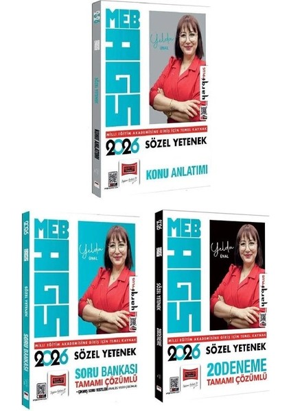 Yargı 2026 Meb-Ags Sözel Yetenek Konu Anlatımı + Soru Bankası + 20 Deneme 3 Lü Set