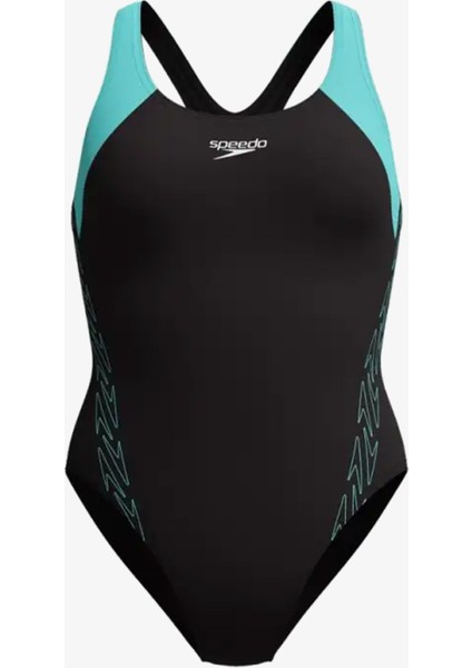 Hyprbm Splc Rcrbck 1pc Af Kadın Mavi Mayo.-