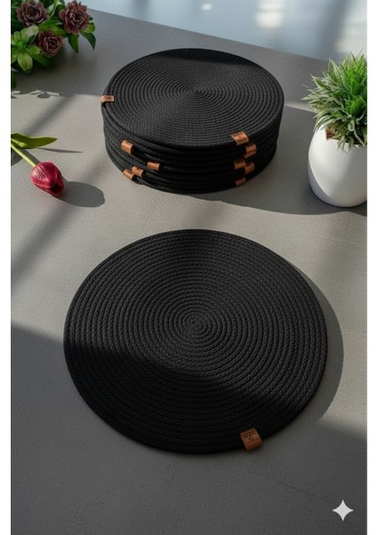 Amerikan Servis Runner 6 Lı Sunum Supla Çeyiz Takımı Örgü Tabak Altı Yanmaz modelleri