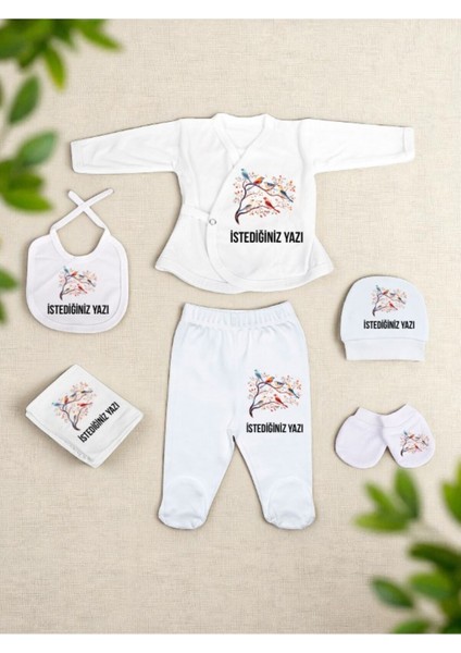 Dalda Kuşlar Bebek Hastane Çıkışı Kız Bebek Erkek Bebek Hastane Çıkışı Yenidoğan Bebek Kıyafetleri