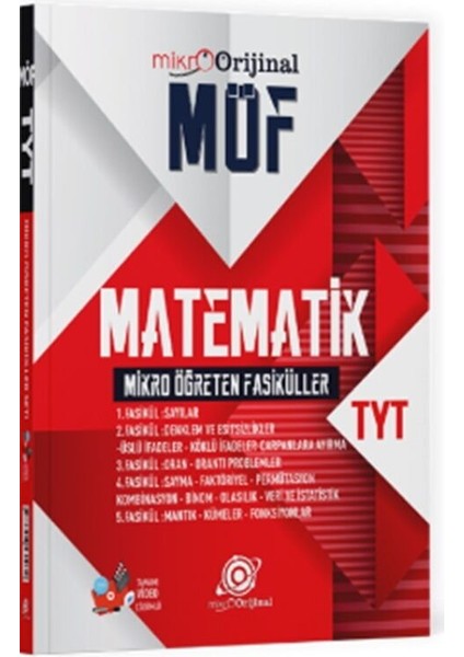 Orijinal 2026 Mikro Tyt Matematik Möf Mikro Öğreten Fasiküller Set