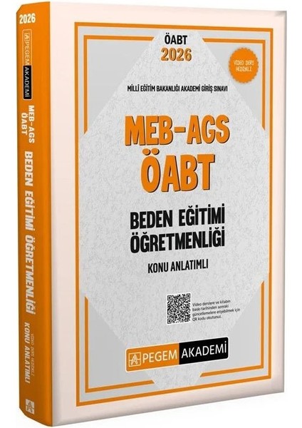 Pegem 2026 Öabt Meb-Ags Beden Eğitimi Öğretmenliği Konu Anlatımlı