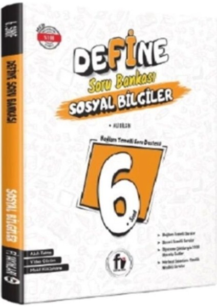 Fi 2026 6. Sınıf Sosyal Bilgiler Define Soru Bankası Yeni Maarif Modele Uygun