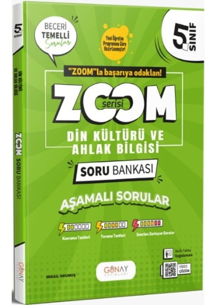 Günay 2026 5. Sınıf Din Kültürü ve Ahlak Bilgisi Zoom Soru Bankası