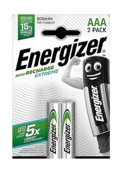 Extreme Rech Aaa Bp 2'li (800 Mah)