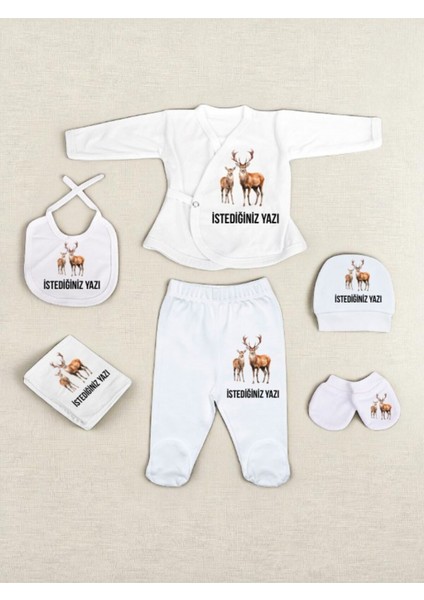 Geyik Bebek Hastane Çıkışı Kız Bebek Erkek Bebek Hastane Çıkışı Yenidoğan Bebek Kıyafetleri