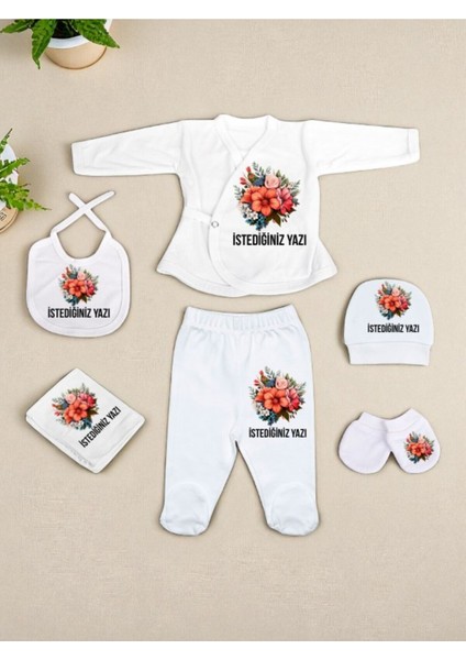 Çiçekli Bebek Hastane Çıkışı Kız Bebek Erkek Bebek Hastane Çıkışı Yenidoğan Bebek Kıyafetleri
