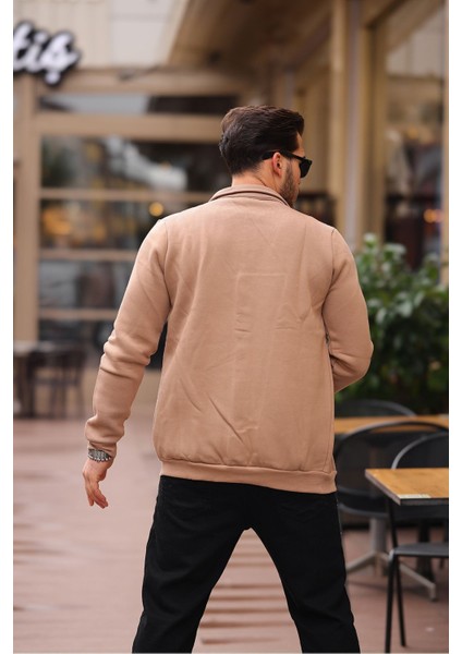 Çıtçıtlı Cepli Içi Şardonlu Sweatshirt Hırka fırsatları