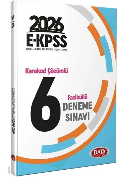 Data 2026 Ekpss 6 Deneme Fasikül Çözümlü