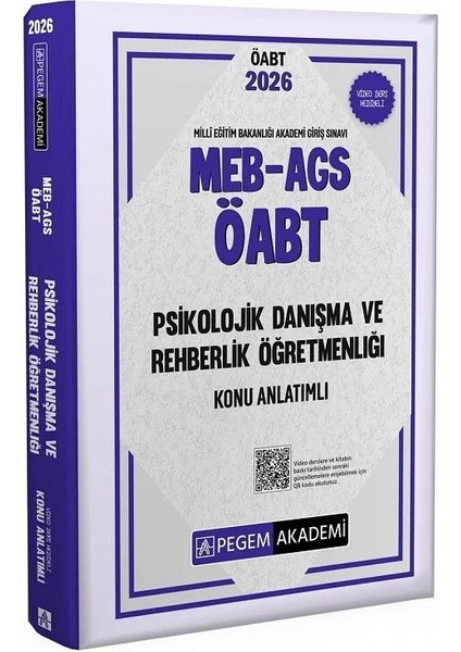 Pegem 2026 Öabt Meb-Ags Psikolojik Danışma ve Rehberlik Konu Anlatımlı