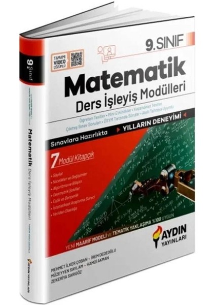 Aydın 2026 9. Sınıf Matematik Ders Işleyiş Modülleri