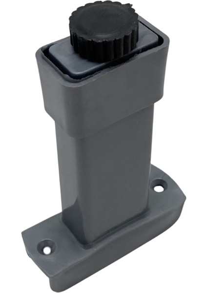 U Geçme Gri Plastik Ayarlı Ayak Mobilya Masa ve Dolap Ayağı(Gri)(6cm - 10CM) modelleri