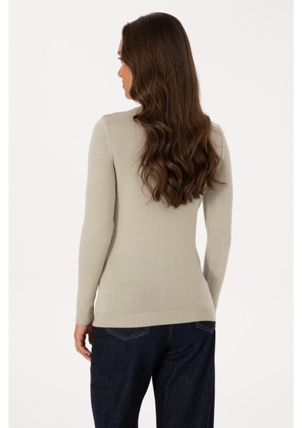 Kadın Açık Haki Kazak /triko 50307712-VR183 indirimleri