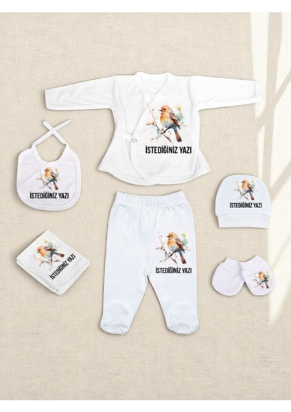 Dalda Kuş Bebek Hastane Çıkışı Kız Bebek Erkek Bebek Hastane Çıkışı Yenidoğan Bebek Kıyafetleri