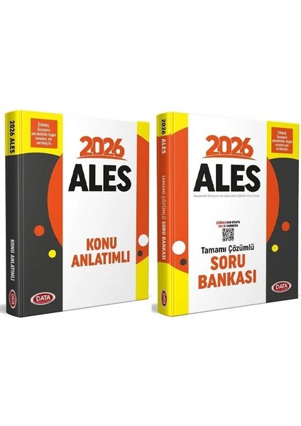 Data 2026 Ales Konu + Soru Bankası 2 Li Set