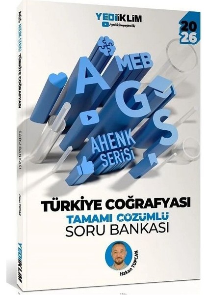 Yediiklim 2026 Meb-Ags Türkiye Coğrafyası Soru Bankası Çözümlü Ahenk Serisi