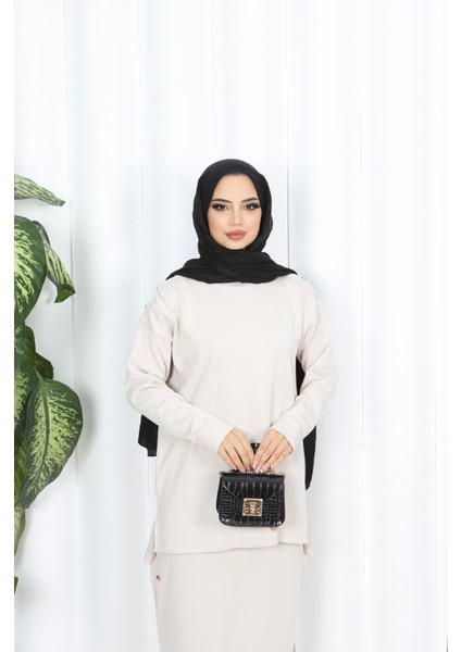 Düğmeli Merserize Etekli Takım modelleri