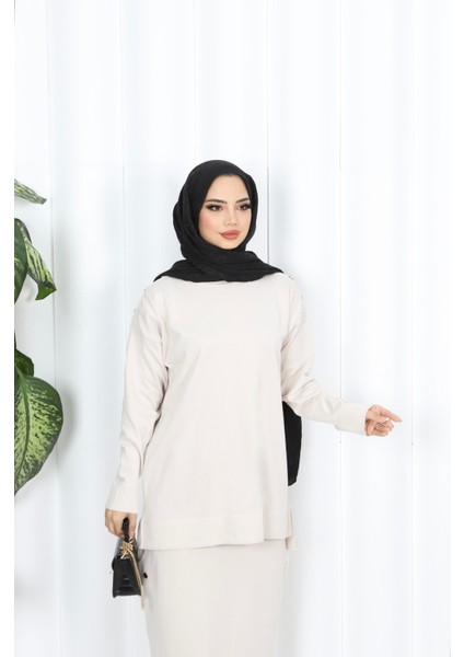 Düğmeli Merserize Etekli Takım fırsatları