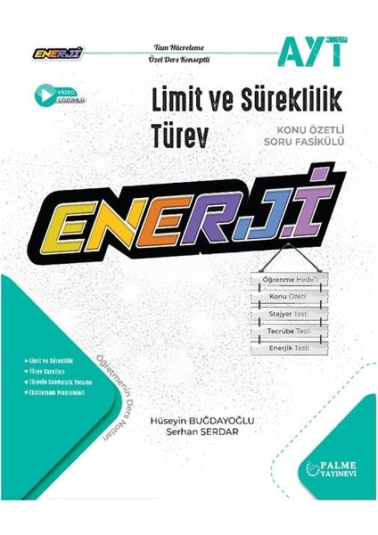 Palme 2026 Yks Ayt Limit ve Süreklilik, Türev Enerji Konu Özetli Soru Fasikülü
