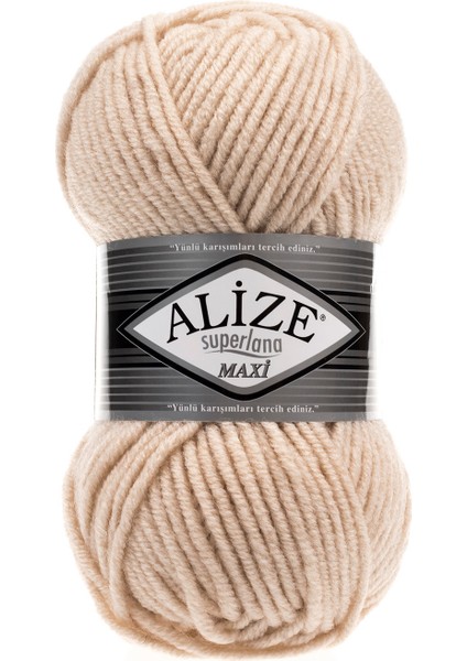 Süperlana Midi Yünlü Iplik /310 Bal/ Orta Kalın / El Örgü Ipi/ Kazak,Yelek,Atkı Için Uygun fiyatları