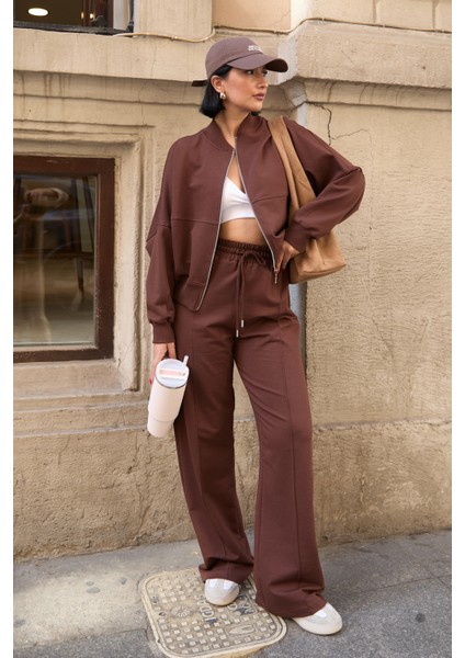 Çimalı Fermuar Detay 2 Iplik Eşofman Takım indirimleri