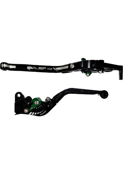 Honda Pcx 2021 - 2024 Uyumlu Yeşil Katlanabilir Uzayabilir Spor Manet