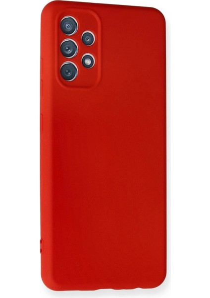 Samsung Galaxy A32 Kılıf Nano Içi Kadife Silikon - Kırmızı fiyatları
