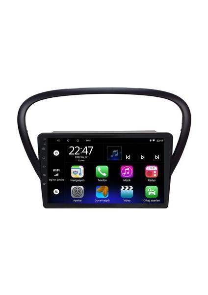 Peugeot 607 (2004-2007) Android 14 Carplay Navigasyon Multimedya - 4gb Ram 64GB HDD - CLLG24046 modelleri