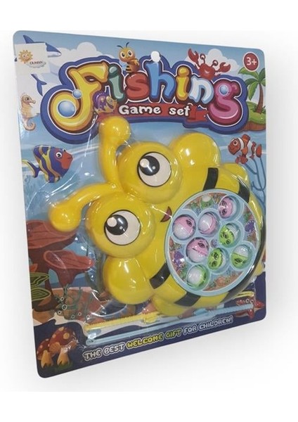 Eğlenceli Balık Tutma Oyunu Çocuklar Için Dönerli Balık Yakalama Seti